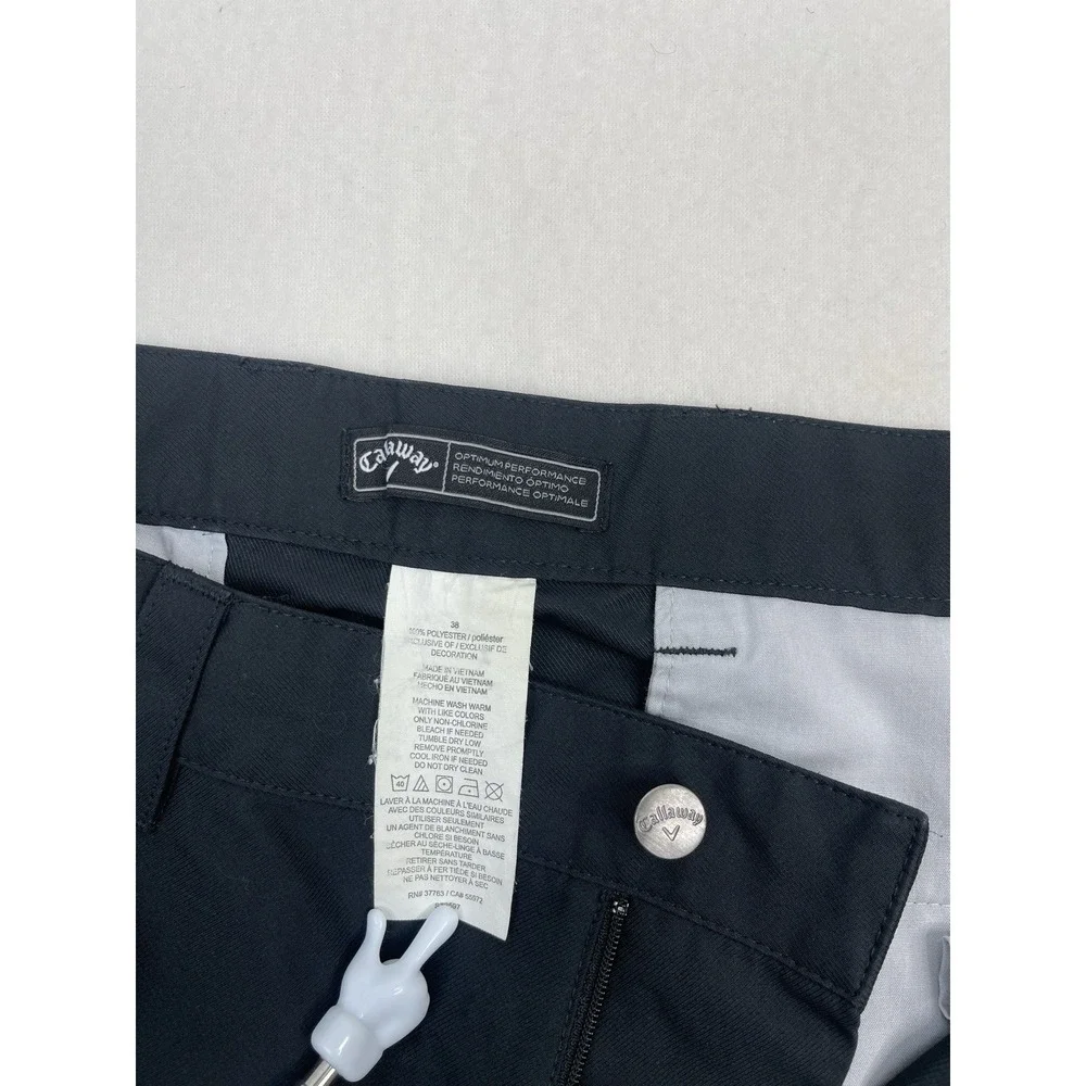 Callaway Men's Black Golf Shorts 38 Waist 10